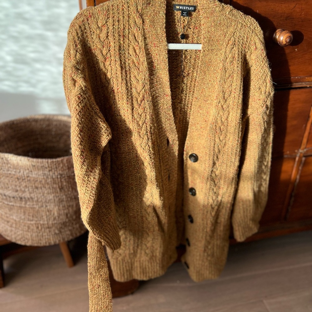 Whistles mustard cardigan